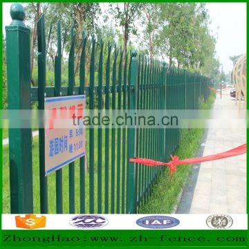 Hot sale galvanized powder coated palisade wire mesh fence