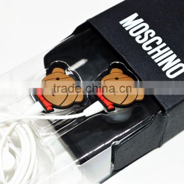 Promotional free sample in-ear wired earphone promotional silicone earphones