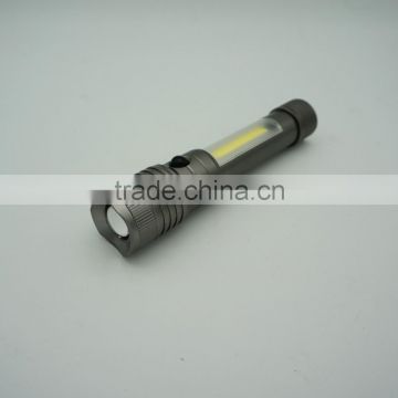 Aluminium 3W COB LED flashlight with magnet