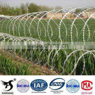 Low price Cross razor concertina razor barbed wire