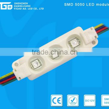 rgb smd led module 5050 for signage 3led/pc dc12v