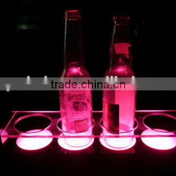 Contemporary professional acrylic led bottle glorifier display