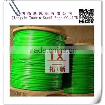 pvc coated flexible galvanized steel wire rope