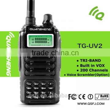 Ce FCC ROHS certificated amateur Type walkie talkie Quansheng TG-UV2