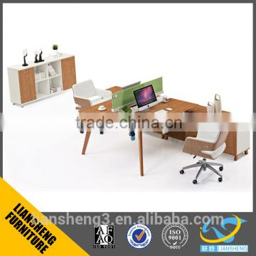 2016 side return office/mesa partition workstation /partition office furniture for two people