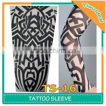 Black Invisible Mesh Temporary Tattoo Sleeves Wholesale