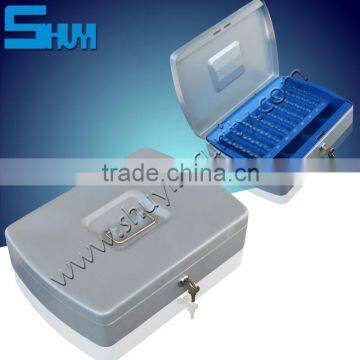 portable safe box with key lock the cash box can keep euro