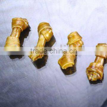 Dog chew:knotted bone ( smoked )