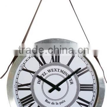 Home Decorative Antique Large Metal Hanging Wall Clock