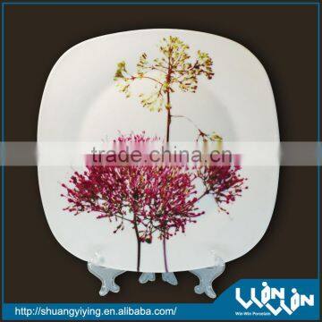 white porcelain dinner square plates wwp130043