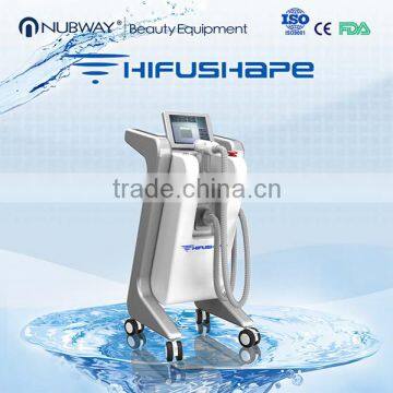 High Frequency Skin Machine 2017 Alibaba Epicare NUBWAY 2000 Shots HIFU Body Shape Ultrasound Machine Forehead Wrinkle Removal