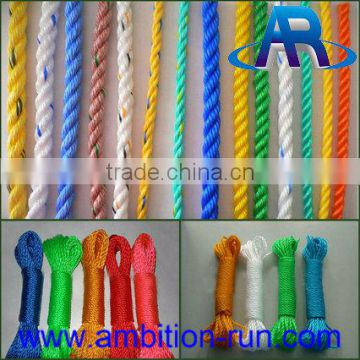 Recycling PP Rope 3 Strands Polypropylene PP Rope