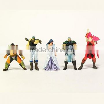 super warrior pvc action figure, cartoon character 3D action figure, custom anime action figure for promotion