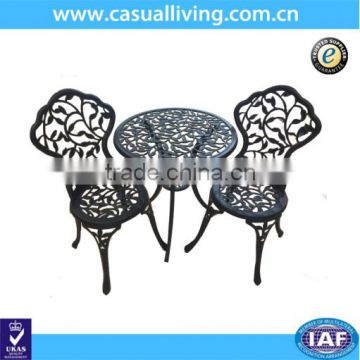 Hot sale outdoor cast aluminum dining set durable garden furniture set