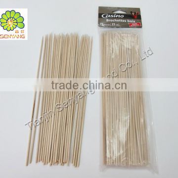 disposable rotating birch wooden barbecue bbq sticks