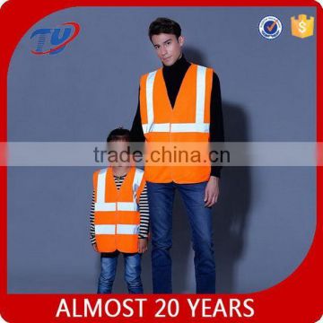 2017 fluorescent orange traffic safety vest high visibility ANSI 107-2010, Class 2, Level 2