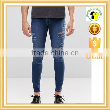 2016 Fashion Skinny Jeans High Quality Distressed Denim Jeans
