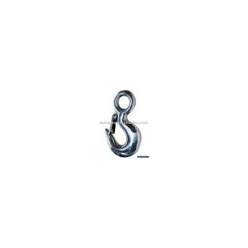 stainless steel eye hoist hook with latch