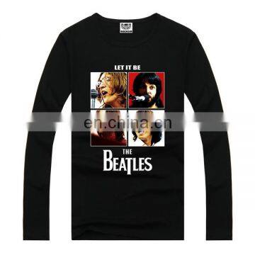 The Beatles men office long sleeve shirt,t shirt screen printing