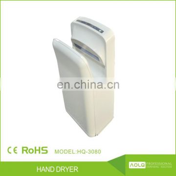 Powerful jet hand dryer with brushless motor