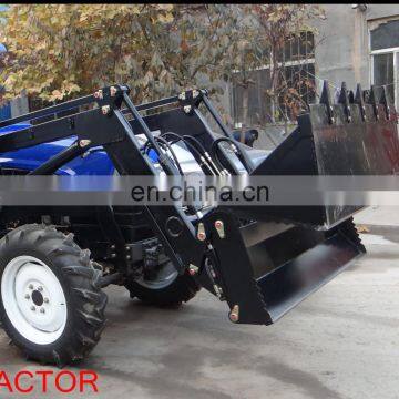 MIni tractor with front loader and backhoe