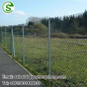 Galvanized weaving fence with 9 gauge wire