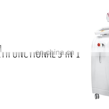 Hot selling q-switched nd yag laser  tattoo removal RF  DPL hair removal for women