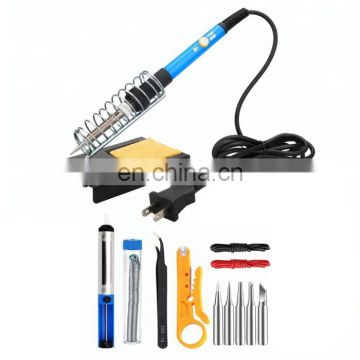 14 in 1 Soldering Iron Kit 60W Electronic Adjustable Temperature