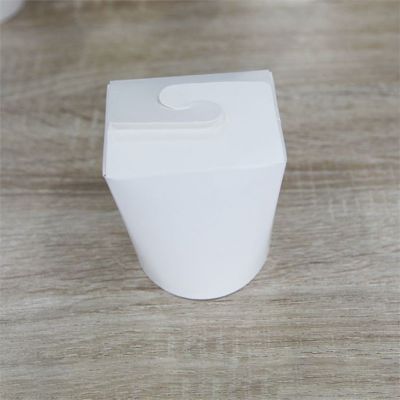 White kraft paper disposable takeaway lunch box
