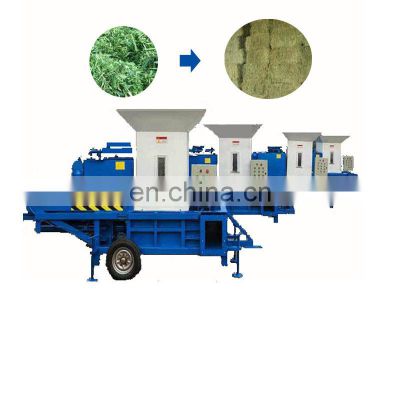 Farm use High capacity hay and straw small baling machine with walking tractor