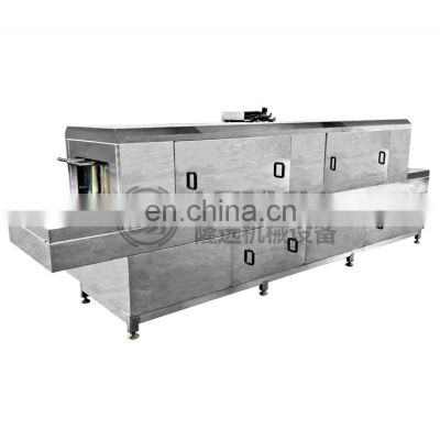 Industrial Automatic Water Jet Plastic Basket /Crates Washing and Drying Machine For Sales