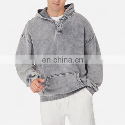 Europe and the United States good quality men heavy cotton hoodies custom logo clothing