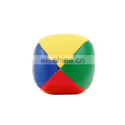 Artificial hand stitched promotional Wholesale customized logo fabric recycling portable hacky sack suede