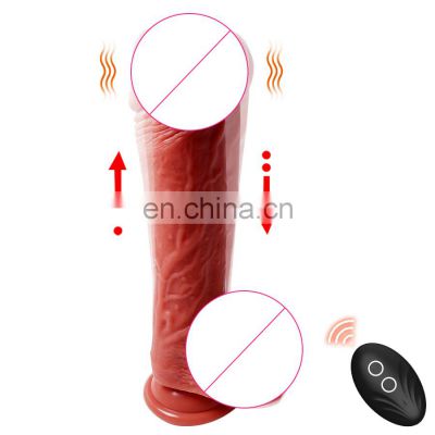Thrusting Silicone dildos for women Wireless remote control vibrator Sex toys for Adult Artificial dildo machine realistic penis