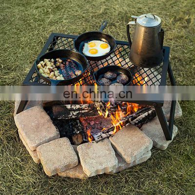 Portable Barbecue Grill Outdoor Mesh For BBQ Camping Folding Barbecue For Home Simple BBQ Rack