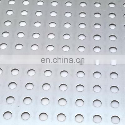 Factory Custom Stainless Steel Aluminum GI Round Hole Mesh Perforated Screen