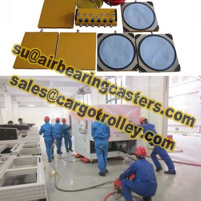 Air Bearings and Casters  /Air Powered Heavy Load Moving Equipment Systems