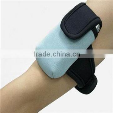 armband neoprene cell phone pouch, mobile phone bag, wrist pouch for outdoor sports