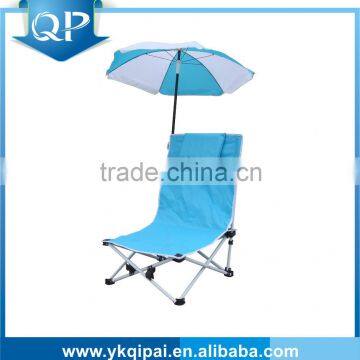 Low Seater Sand Beach Chair without armrest with umbrella