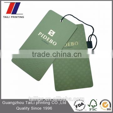 Hot sell hang tag for trousers