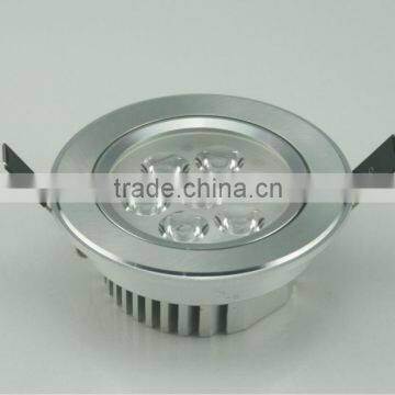 aluminium heatsink led housing for 7*1w led ceiling light housing