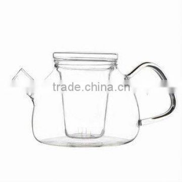 Popular best selling Handmade process pyrex glass tea set