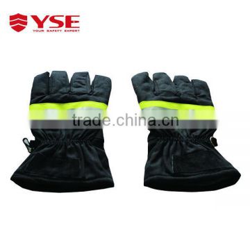 Leather fire proof gloves,safety gloves