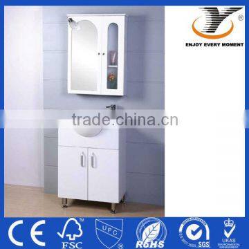 Modern Standing White Mirror Cabinet Bathroom Vanity