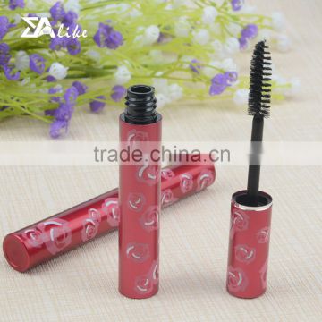 Empty beauty aluminium plastic cosmetic mascara container packages