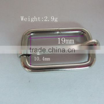 wholesale metal bag fittings strap adjustable pin buckle