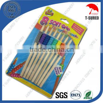 8 pcs Colour Pencil Easy Grip Pencils