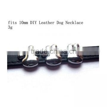 DIY Alloy Cute Dog Paw 10mm Slide Charms Pet Accessories Products