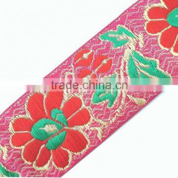 Polyester strap webbing jacquard ribbon gift decorative