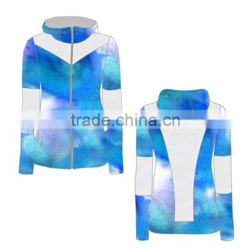 (Trade Assurance)Women fitness sports zip pocket gym sports jacket, nylon, polyester spandex yoga jacket